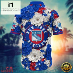 New York Rangers NHL Hawaiian Shirt