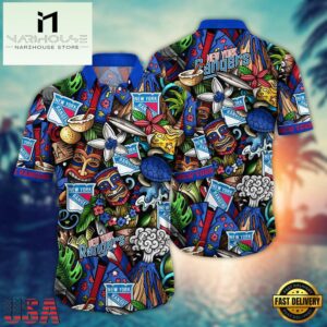 New York Rangers NHL Hawaiian Shirts