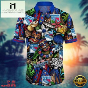 New York Rangers NHL Hawaiian Shirts