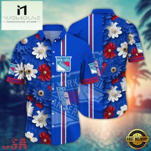 New York Rangers NHL Team Hawaiian Shirt