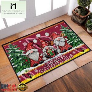 NFL Arizona Cardinals Christmas Doormat Decor