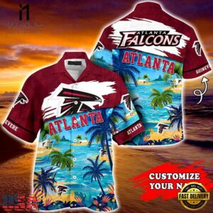 NFL Atlanta Falcons Summer Button Up Hawaii Shirt