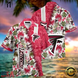NFL Atlanta Falcons Summer Button Up New Design Hawaiian Shirt