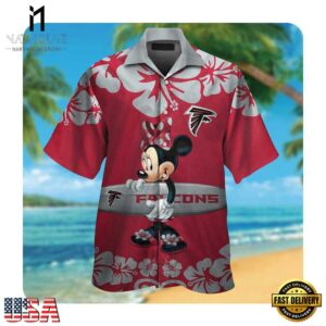 NFL Atlanta Falcons x Minnie Mouse Summer Hawaii Shirt