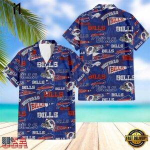 NFL Buffalo Bills Hawaiin Shirt Beach Shorts