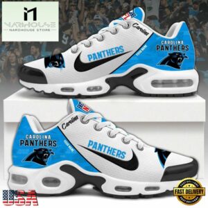 NFL Carolina Panthers Logo 2024 Custom Air Max Plus Shoes, NFL Fan Shoes