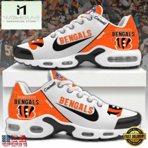 NFL Cincinnati Bengals Logo 2024 Custom Air Max Plus Shoes, NFL Fan Shoes