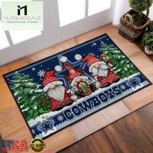 NFL Dallas Cowboys Christmas Doormat Decor