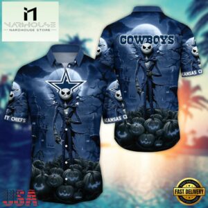 NFL Dallas Cowboys Halloween Jack Hawaiian Shirt