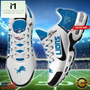 NFL Detroit Lions Custom Name Air Max Plus Shoes