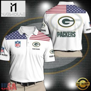 NFL Green Bay Packers Sport Polo Shirt Custom Your Name
