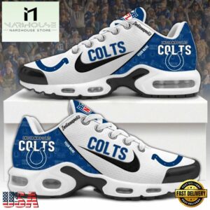 NFL Indianapolis Colts Logo 2024 Custom Air Max Plus Shoes, NFL Fan Shoes