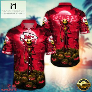 NFL Kansas City Chiefs Halloween Jack Hawaiian Shirt