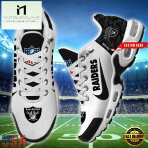 NFL Las Vegas Raiders Custom Name Air Max Plus Shoes