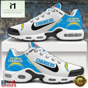 NFL Los Angeles Chargers Logo 2024 Custom Air Max Plus Shoes, NFL Fan Shoes