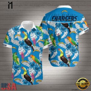 NFL Los angeles chargers team Hawaiian Beach Shirt