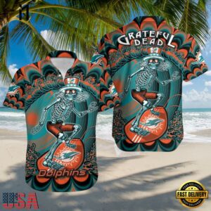 NFL Miami Dolphins Grateful Dead Unisex Hawaiian Shirt