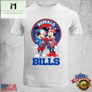 NFL Mickey Minnie Buffalo Bills Unisex T-Shirt