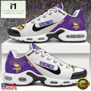 NFL Minnesota Vikings Logo 2024 Custom Air Max Plus Shoes, NFL Fan Shoes