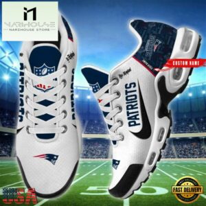 NFL New England Patriots Custom Name Air Max Plus Shoes