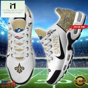 NFL New Orleans Saints Custom Name Air Max Plus Shoes