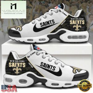 NFL New Orleans Saints Logo 2024 Custom Air Max Plus Shoes, NFL Fan Shoes