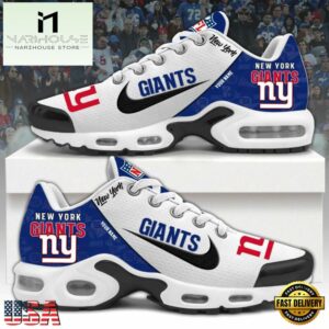 NFL New York Giants Logo 2024 Custom Air Max Plus Shoes, NFL Fan Shoes