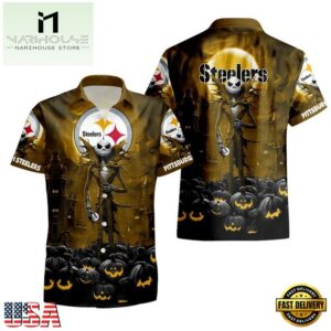 NFL Pittsburgh Steelers Halloween Jack Hawaiian Shirt