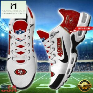 NFL San Francisco 49ers Custom Name Air Max Plus Shoes