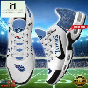 NFL Tennessee Titans Custom Name Air Max Plus Shoes
