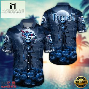 NFL Tennessee Titans Halloween Jack Hawaiian Shirt