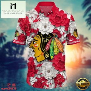 NHL Chicago Blackhawks Hawaiian Shirt