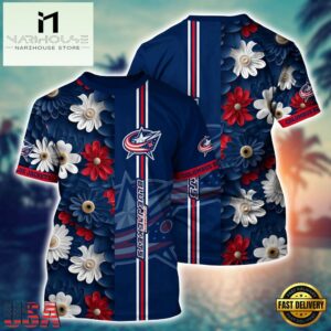 NHL Columbus Blue Jackets 3D Unisex T Shirt