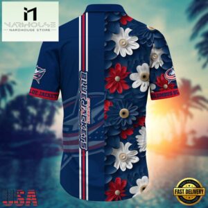 NHL Columbus Blue Jackets Hawaiian Shirt