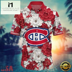 NHL Montreal Canadiens Hawaiian Shirt