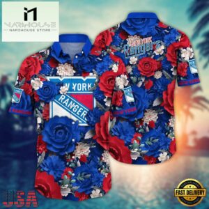 NHL New York Rangers Hawaiian Shirt