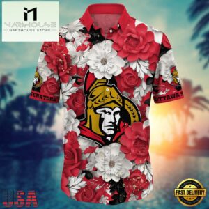NHL Ottawa Senators Hawaiian Shirt