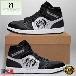 Oakland Raiders Nfl Air Jordan Shoes Sport Sneaker Boots Shoes For Men Women
