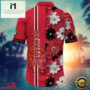 Ottawa Senators NHL Hawaiian Shirt , Vintage Hawaiian Shirts 5 Ottawa Senators NHL Hawaiian Shirt