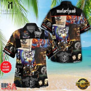 Personalized Motorhead Rock Band 3D Hawaiian Shirt
