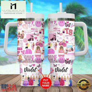 Personalized Name Taylor Swift 40oz Stanley Tumbler Christmas Tumbler 40OZ