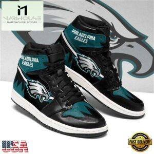 Philadelphia Eagles Nfl Football Air Jordan Sneaker Boots Shoes For Men Women