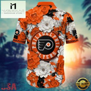 Philadelphia Flyers NHL Hawaiian Shirts , Vintage Hawaiian Shirts 5 Philadelphia Flyers NHL Hawaiian Shirts