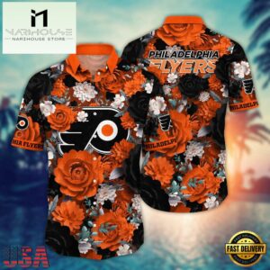 Philadelphia Flyers NHL Mens Hawaiian Shirt