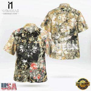 Queen Band 3D Aloha Summer Beach Hawaiian Shirt
