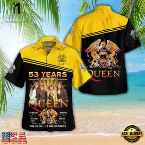 Queen Band 53 Years Anniversary Hawaiian Shirt