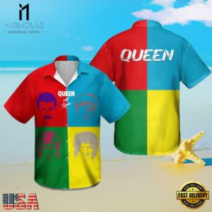 Queen Band Hot Space Hawaiian Shirt