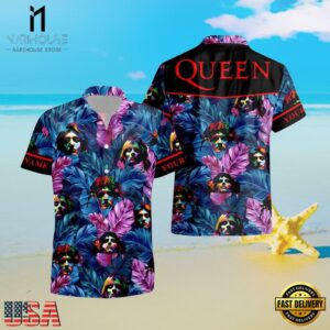 Queen Band Vibrant Legends Custom Hawaiian Shirt