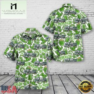 Romney, West Virginia, Romney Fire Company, St Patrick's Day Hawaiian Shirt