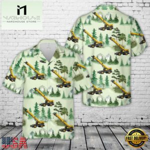 Rough Terrain Crane Construction Vehicle, Patrick's Day Hawaiian Shirt